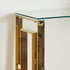 Native Home Lifestyle Milano Gold Console Table