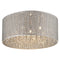 Palace Flush Fitting Luminaire In Chrome And Sliver LL00055