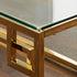 Native Home Lifestyle Cesar Gold Plated Coffee Table