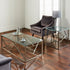 Native Home Lifestyle Geometric Silver Coffee Table