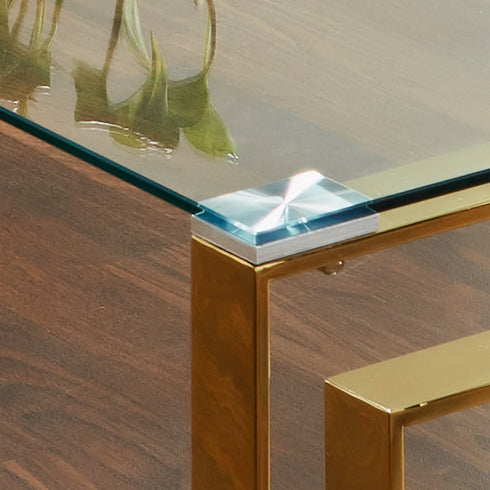 Native Home Lifestyle Milano Golden Plated Coffee Table