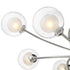 Semi-Flush Luminaire In Satin Nickel LL00070