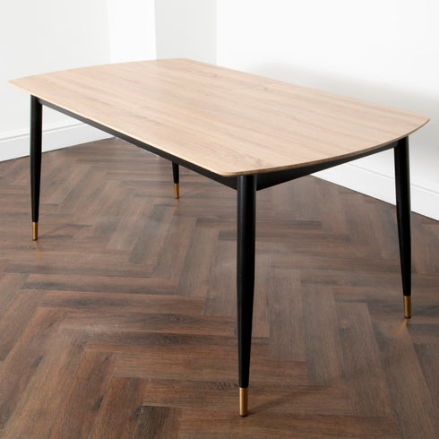 Native Home Lifestyle Light Oak Cambridge Dining Table With 4 Chairs