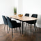 Native Home Lifestyle Light Oak Cambridge Dining Table With 4 Chairs