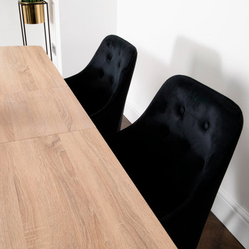 Native Home Lifestyle Light Oak Cambridge Dining Table With 4 Chairs