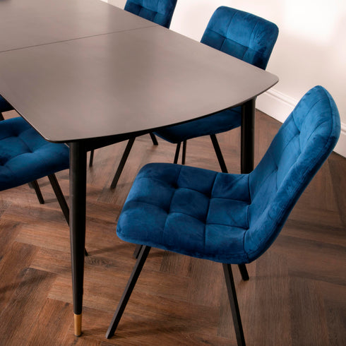 Native Home Lifestyle Walnut Cambridge Dining Table With 4 Chairs
