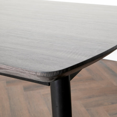 Native Home Lifestyle Grey Oak Oxford Dining Table With 4 Chairs