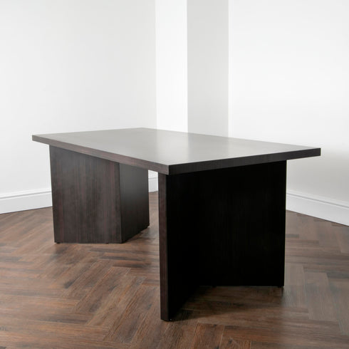 Native Home Lifestyle Espresso Walnut Ascot Dining Table With 6 Chairs