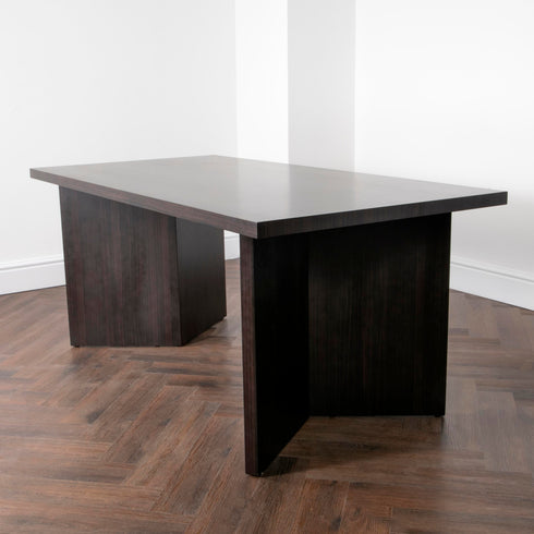 Native Home Lifestyle Espresso Walnut Ascot Dining Table With 6 Chairs