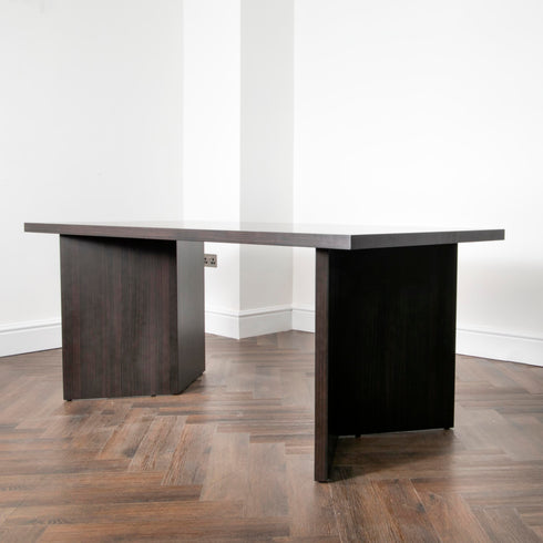 Native Home Lifestyle Espresso Walnut Ascot Dining Table With 6 Chairs