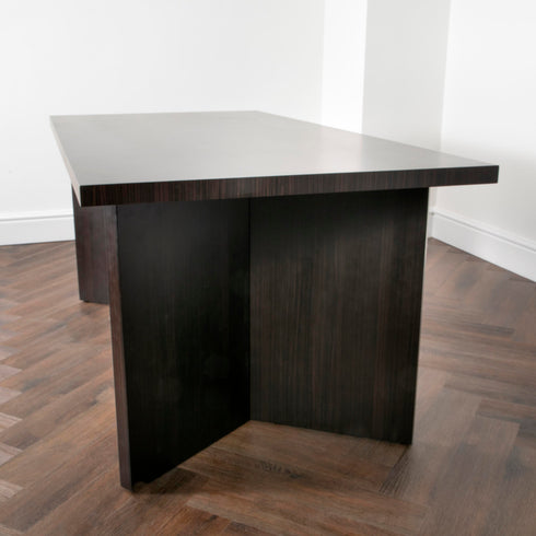 Native Home Lifestyle Espresso Walnut Ascot Dining Table With 6 Chairs
