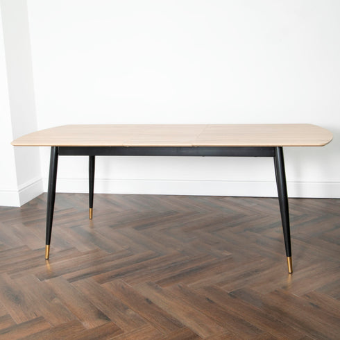 Native Home Lifestyle Light Oak Cambridge Dining Table With 6 Chairs