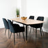Native Home Lifestyle Light Oak Cambridge Dining Table With 6 Chairs