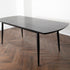Native Home Lifestyle Dark Ash Oxford Dining Table With 6 Chairs