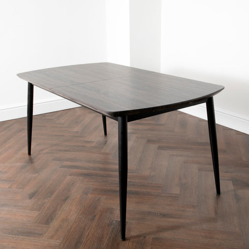Native Home Lifestyle Grey Oak Oxford Dining Table With 6 Chairs