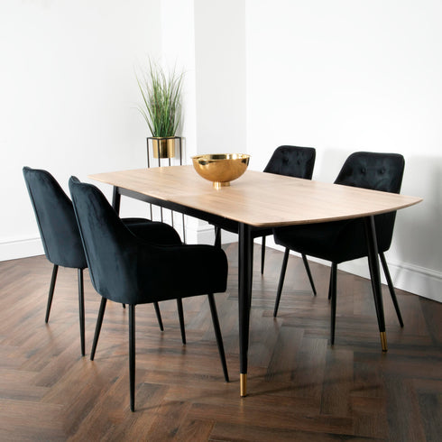 Native Home Lifestyle Cambridge Light Oak Dining Table