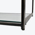 Libra Deveraux Gilded Bronze Metal and Glass Tall Shelving Unit