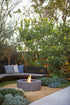 Ecosmart Fire Ark 40 Fire Pit Table - Bone Finish / Stainless Steel Burner - ESF.O.ARK.40.BO