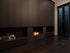 Ecosmart Fire Flex 18SS Single Sided Fireplace Insert - Black Finish / Stainless Steel Burner - ESF.FX.18SS