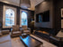 Ecosmart Fire Flex 50BY.BXL Bay Fireplace Insert - Black Finish / Black Burner - ESF.FX.50BY.BXL.B