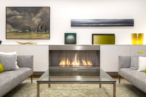 Ecosmart Fire XL1200 Ethanol Burner - Stainless Steel Finish - ESF.B.XL12.WTT