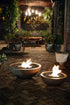 Ecosmart Fire Mix 850 Fire Pit Bowl - Graphite Finish / Stainless Steel Burner - ESF.O.MX8.GH
