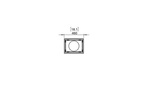 Ecosmart Fire Flex 18BN Bench Fireplace Insert - Black Finish / Stainless Steel Burner - ESF.FX.18BN