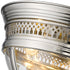 Flush Fitting Luminaire In Nickel LL00083
