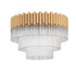 Flush luminaire in Gold LL00092