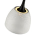 Pendant Luminaire In White And Matt Black LL00097