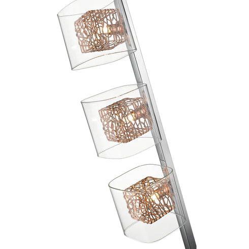 Floor Lamp Luminaire In Copper LL00115