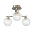 Flush luminaire in Satin Nickle LL00121