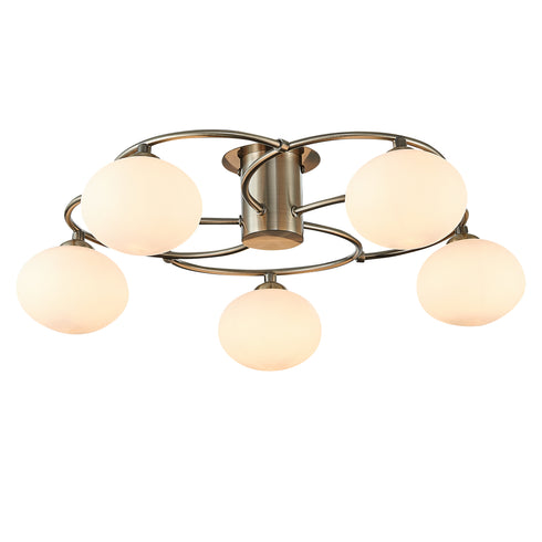 Flush luminaire in Antique Brass LL00133