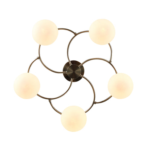 Flush luminaire in Antique Brass LL00133