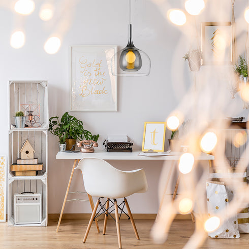 Pendant Luminaire In Smoked Grey LL00008