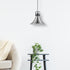 Pendant Luminaire In Satin Nickel And Matt Black LL00011