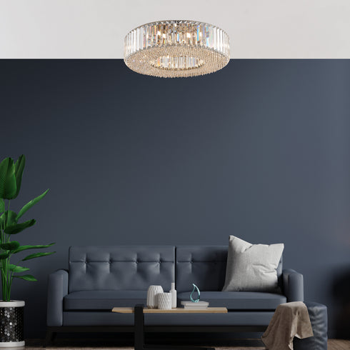 Flush luminaire in Crystal LL00022
