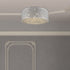 Palace Flush Fitting Luminaire In Chrome And Sliver LL00055
