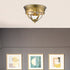 Flush Fitting Luminaire In Brass LL00082