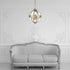 Pendant Luminaire In Antique Brass LL00206