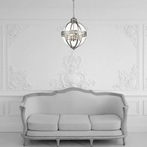 Pendant Luminaire In Nickel LL00207