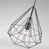 Pendant Luminaire In Matt Black LL00148