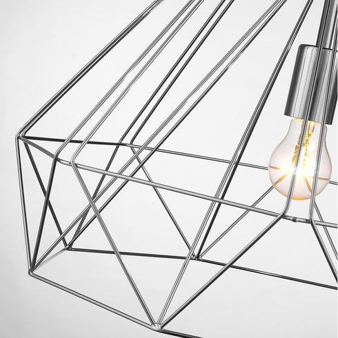 Pendant Luminaire In Satin Nickel LL00152
