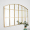 Native Home Lifestyle Horizontal Arch Mirror - Gold
