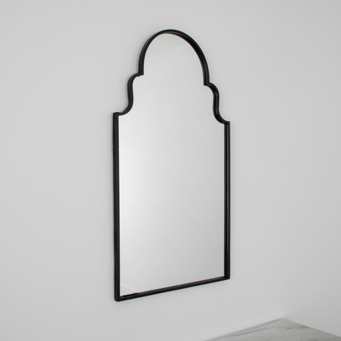 Native Home Lifestyle Roman Window Mirror - Black