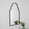 Native Home Lifestyle Roman Window Mirror - Black