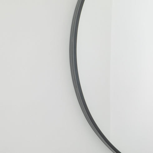Native Home Lifestyle Grey Manhattan Round Mirror