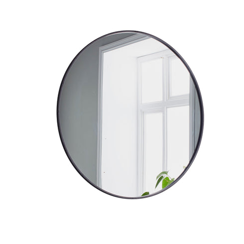 Native Home Lifestyle Black Manhattan Round Mirror - Medium