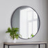 Native Home Lifestyle Black Manhattan Round Mirror - Medium