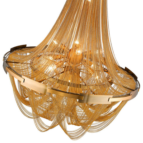 Hill Statement Luminaire In Brass LL00157